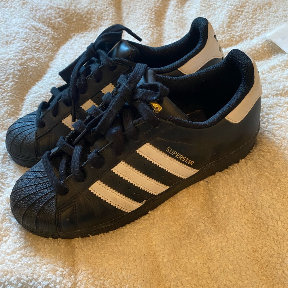 Adidas Superstars - youth 5, women’s 6.5